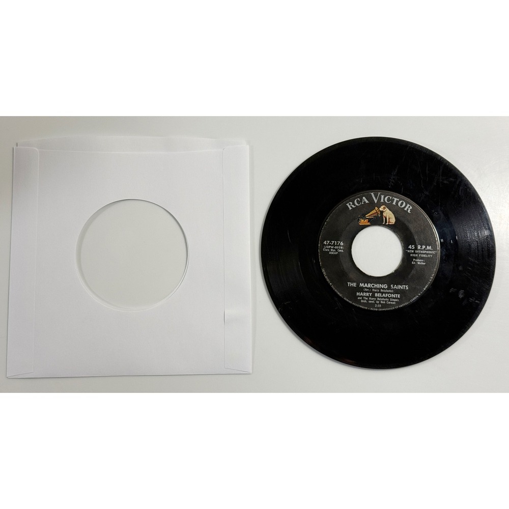 RCA Victor Vinyl Record 7 Inch Black Harry Belafonte‎ 45 RPM 47-7176 Vintage